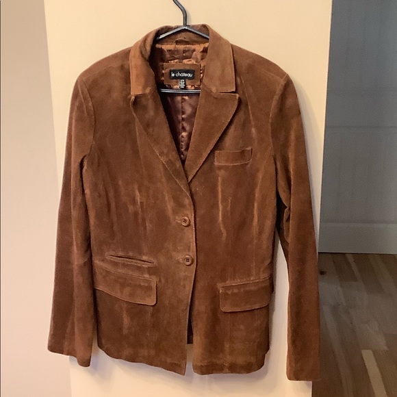 le chateau Jackets & Blazers - Le Château Women’s Suede Jacket le chateau Jackets & Blazers - Le Château Women’s Suede Jacket